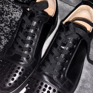 Christian Louboutin Black spike shoes size 10.5